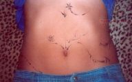 Funny Belly Button Tattoos 13 Widescreen Wallpaper