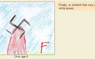 Funny Children's Drawings 13 Widescreen Wallpaper