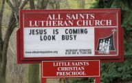 Funny Church Signs 28 Widescreen Wallpaper