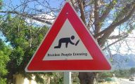 Funny Road Signs 6 Desktop Wallpaper