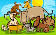 Funny Cartoon Dog 6 Widescreen Wallpaper