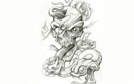 Funny Cartoon Tattoo Drawings 33 Widescreen Wallpaper