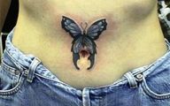 Funny Cat Tattoo On Stomach 8 Hd Wallpaper