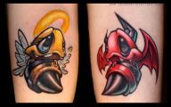 Funny Tattoo Cartoons 4 Wide Wallpaper