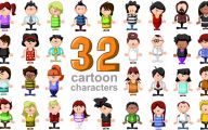 Funny Cartoon People 17 Wide Wallpaper