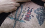 Funny Cartoon Tattoos 17 Desktop Wallpaper