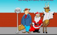 Funny Christmas Cartoon 31 Free Wallpaper