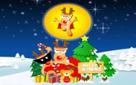 Funny Christmas Cartoon 39 Widescreen Wallpaper