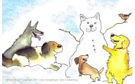 Funny Dog Art 4 Widescreen Wallpaper