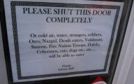 Funny Door Signs 11 Cool Hd Wallpaper