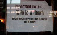 Funny Door Signs 24 Background Wallpaper