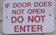 Funny Door Signs 9 Widescreen Wallpaper