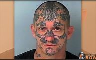 Funny Face Tattoos 6 Desktop Background