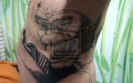 Funny Monkey Tattoo 5 Background