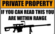 Funny No Trespassing Signs 19 Wide Wallpaper