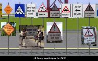 Funny Road Sign 38 Widescreen Wallpaper