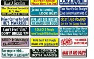 Redneck Funny Signs 9 Background Wallpaper